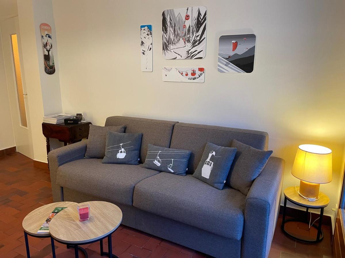 Residence Bois Du Bouchet, Appartement Vue Montagne, Calme, Parking Gratuit, Proche Centre Chamonix Esterno foto