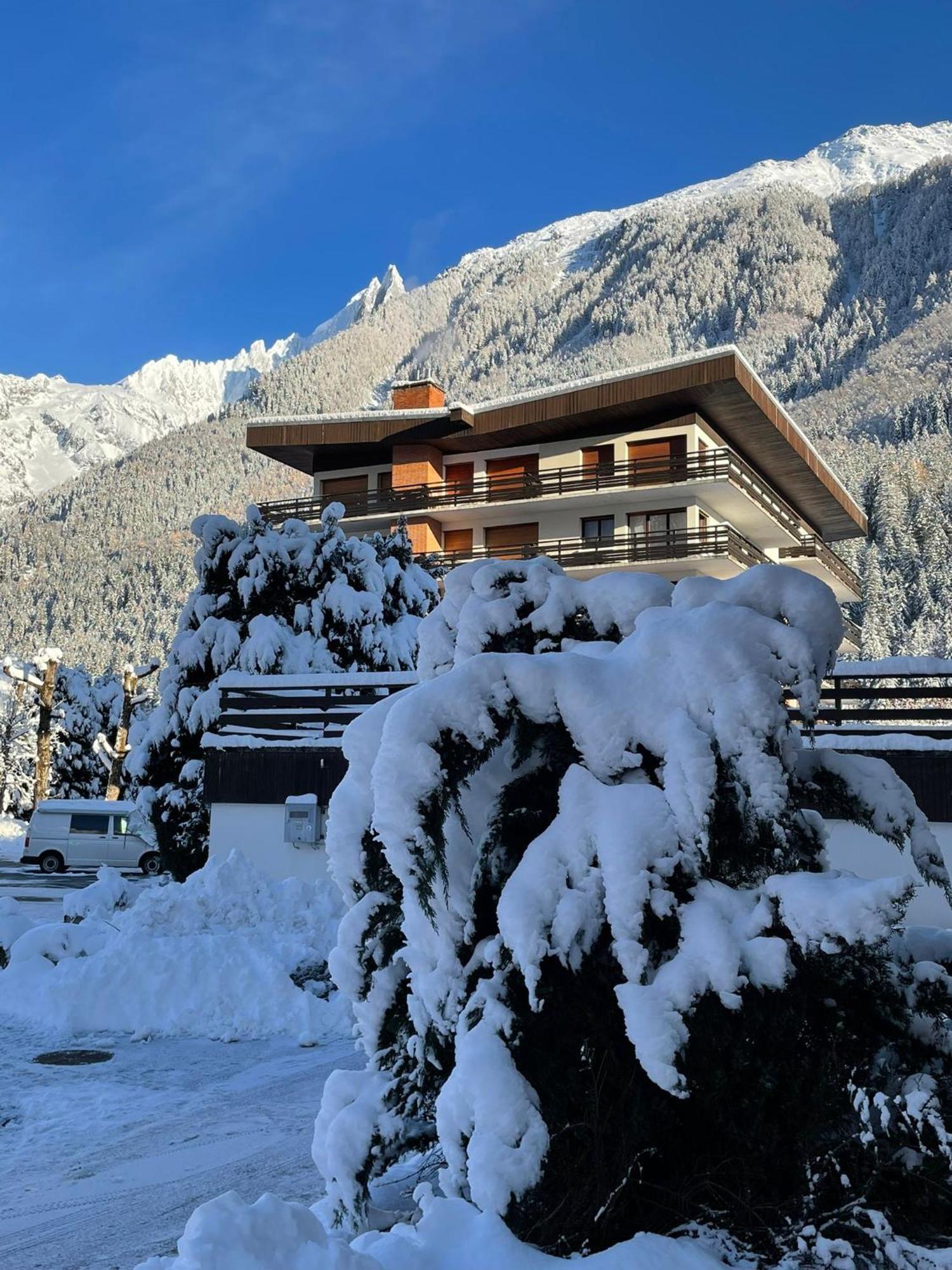 Residence Bois Du Bouchet, Appartement Vue Montagne, Calme, Parking Gratuit, Proche Centre Chamonix Esterno foto