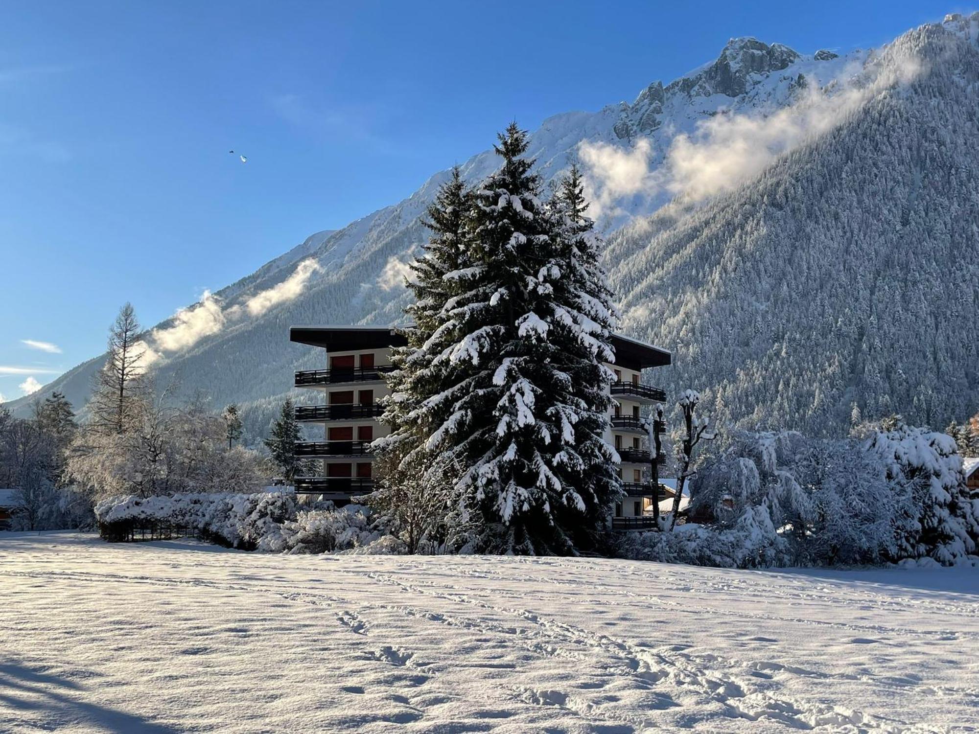 Residence Bois Du Bouchet, Appartement Vue Montagne, Calme, Parking Gratuit, Proche Centre Chamonix Esterno foto